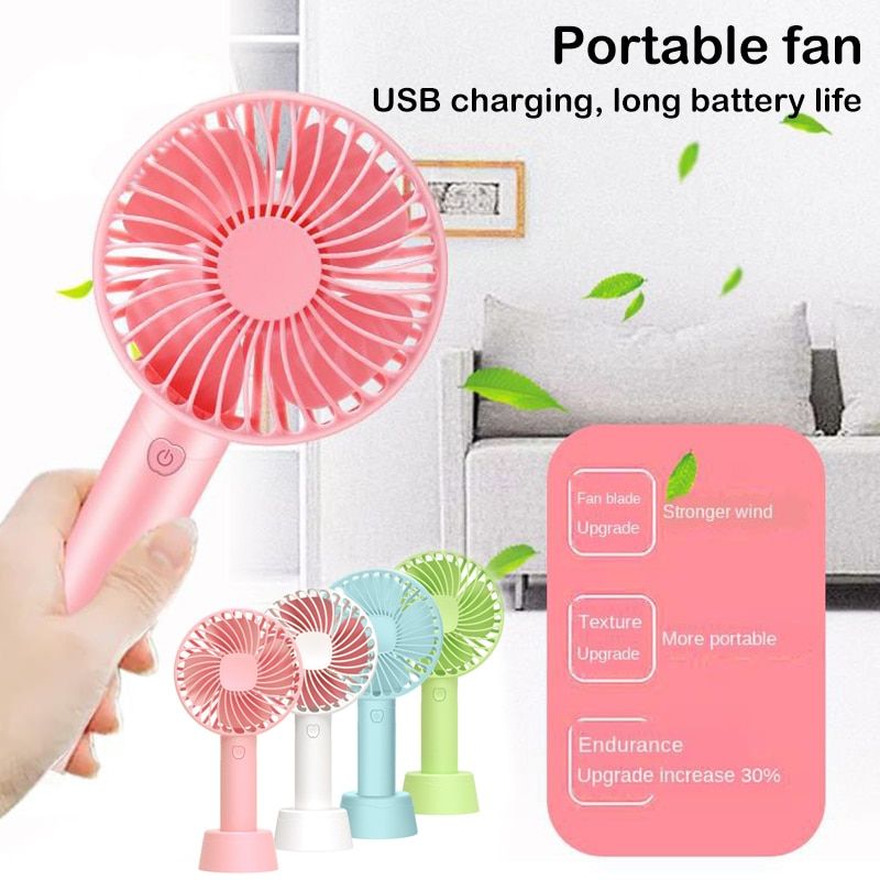 Folding Double-Headed Portable Fan