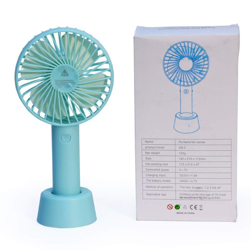 Folding Double-Headed Portable Fan