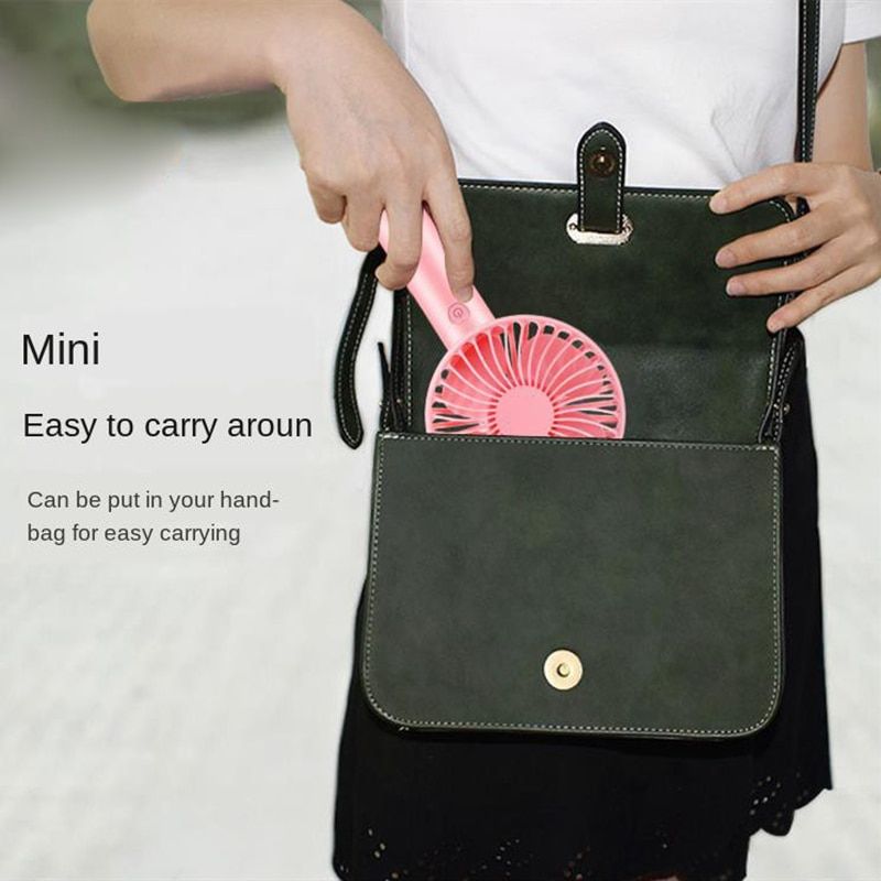 Folding Double-Headed Portable Fan