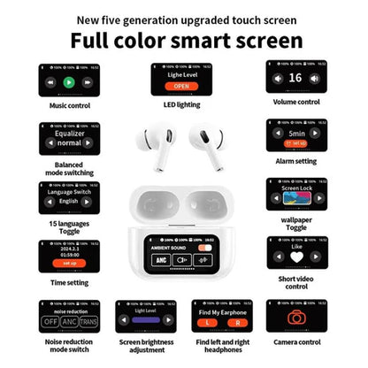 A9 Pro 2 Earbuds with LCD