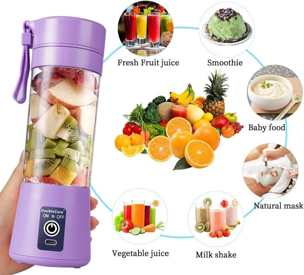 Portable Rechargeable Electric Juicer Blender