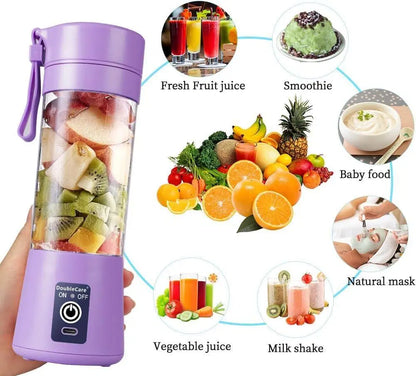 Portable Rechargeable Electric Juicer Blender