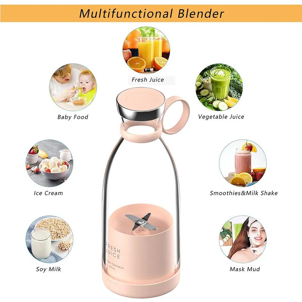 Electric USB Portable Juicer Bottle