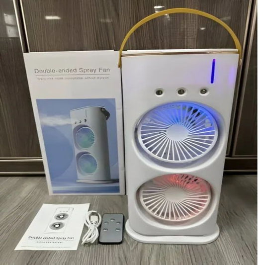 Rotating Dual Mist Spray Fan